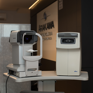 TonÃ´metro de sopro e Auto Refrator